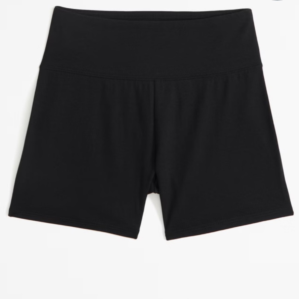 Abercrombie essential high rise bike shorts